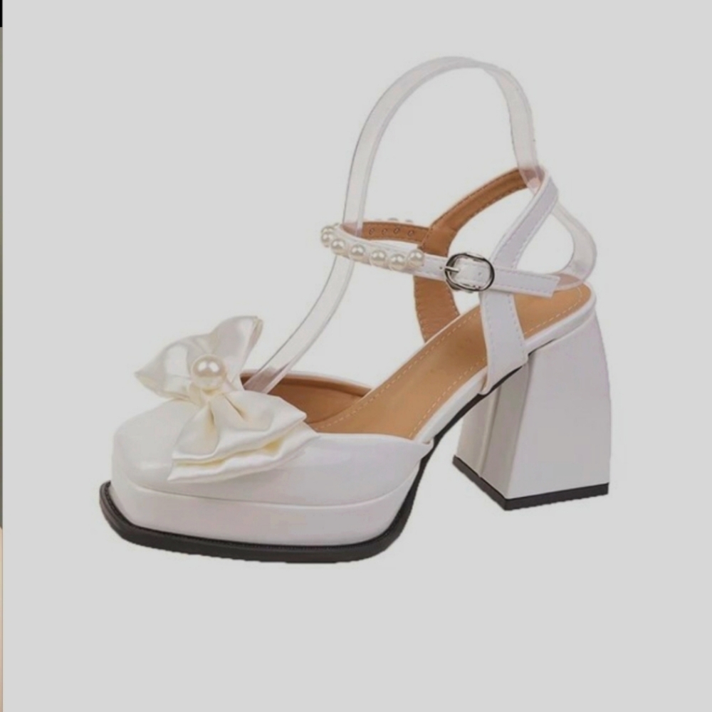 NWOT 2022 New High Heels Womens Versatile Closed Toe Sandals